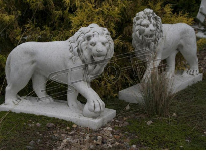Löwe Gartenfigur Terrassen Garten Skulptur Figuren Skulpturen